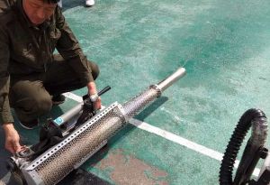 机械设备师讲解热雾机使用